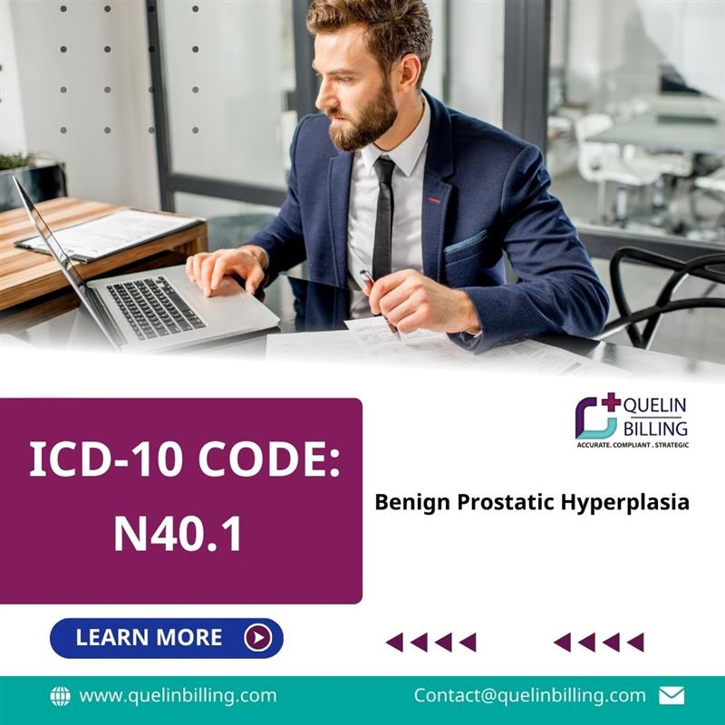 ICD-10 code N40.1